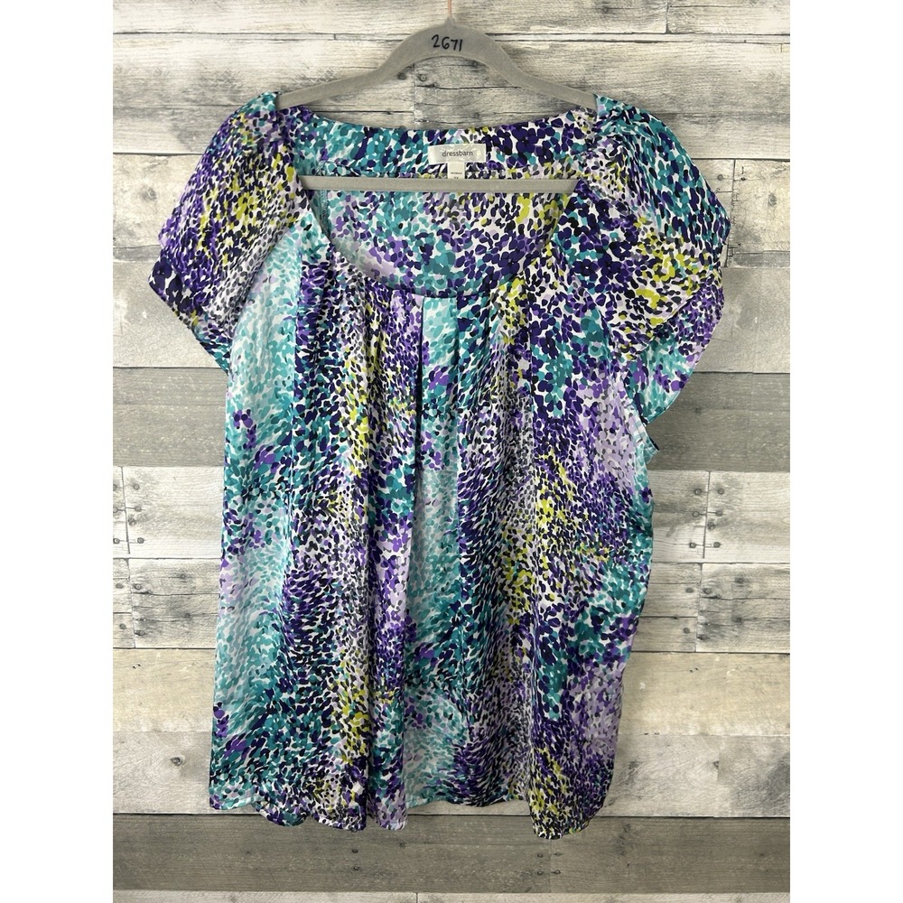 Dress Barn Women's 3X Short Sleeve Blouse